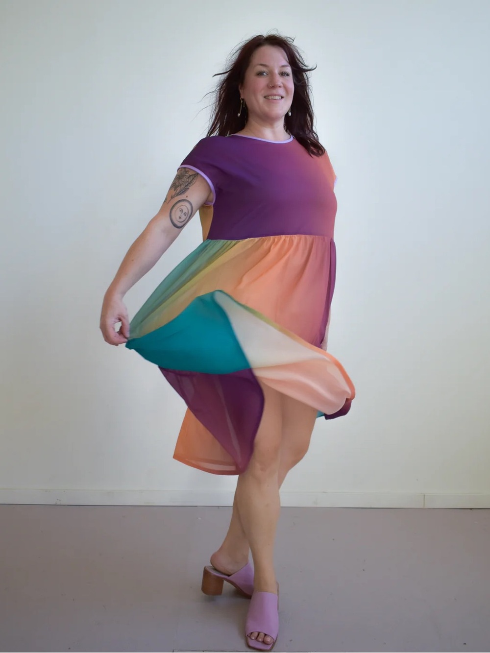 NWT Altar Houseline | Prism Dress in Sunset - Picture 8 of 8
